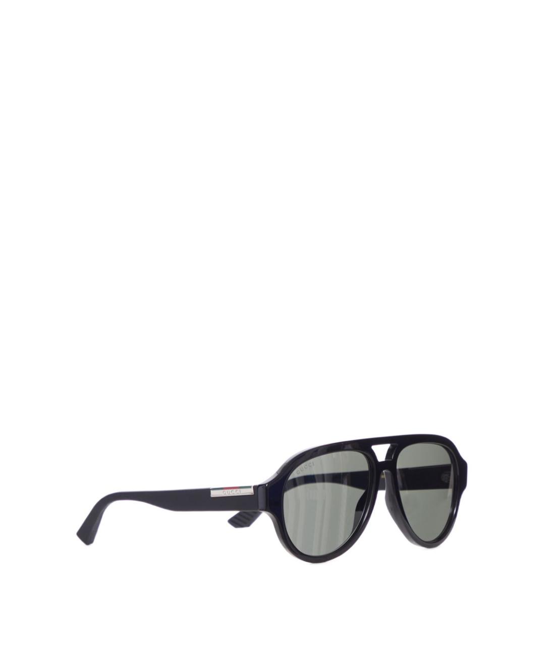 GUCCI Черные пластиковые солнцезащитные очки, фото 3