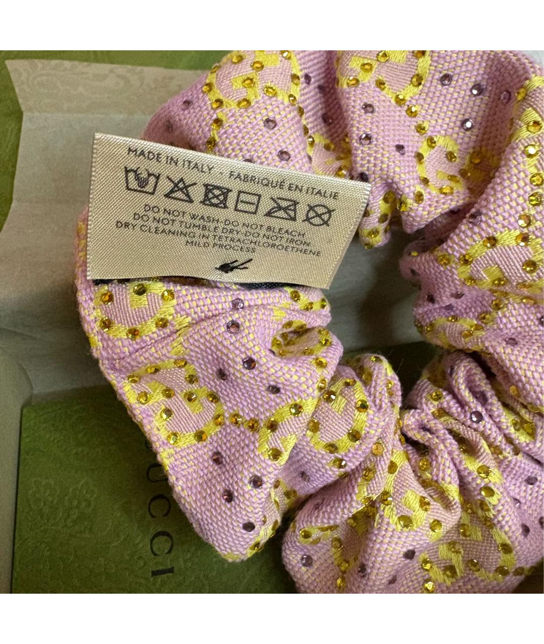 GUCCI Розовая резинка, фото 5