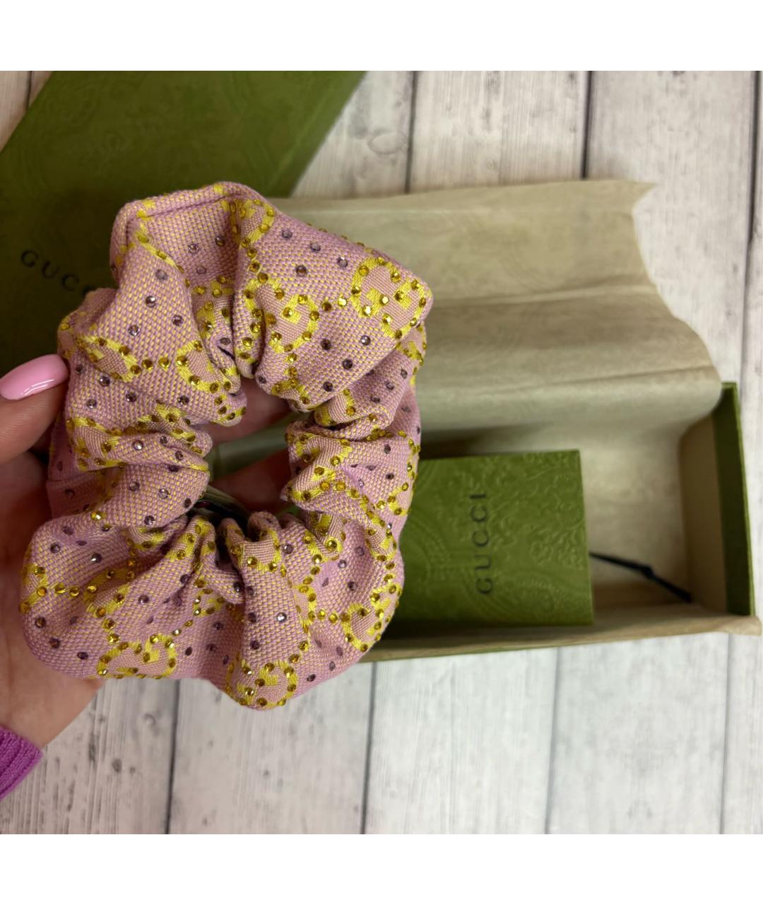 GUCCI Розовая резинка, фото 6