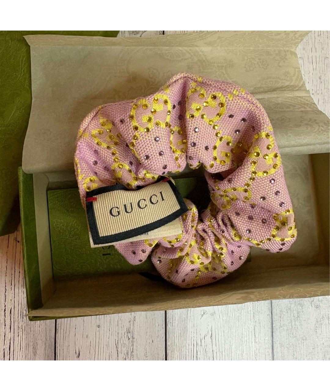 GUCCI Розовая резинка, фото 3