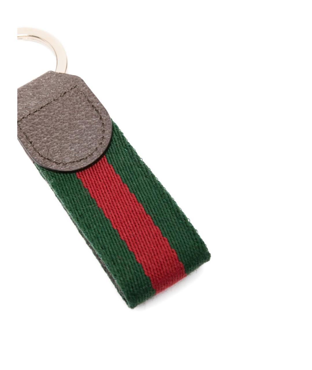 GUCCI Коричневый брелок, фото 3