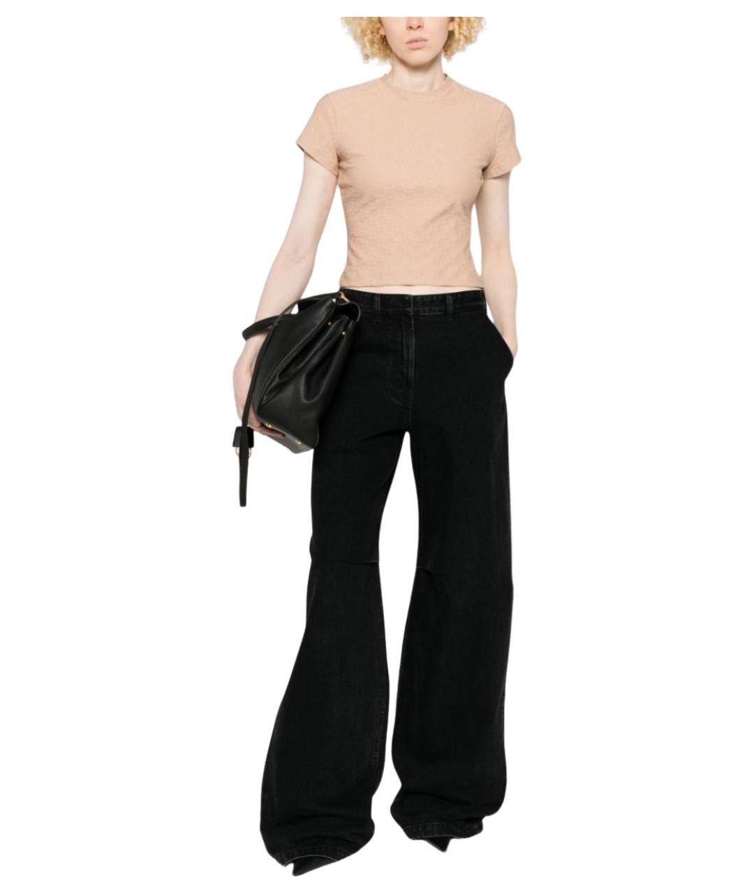 GUCCI Бежевая полиамидовая футболка, фото 1