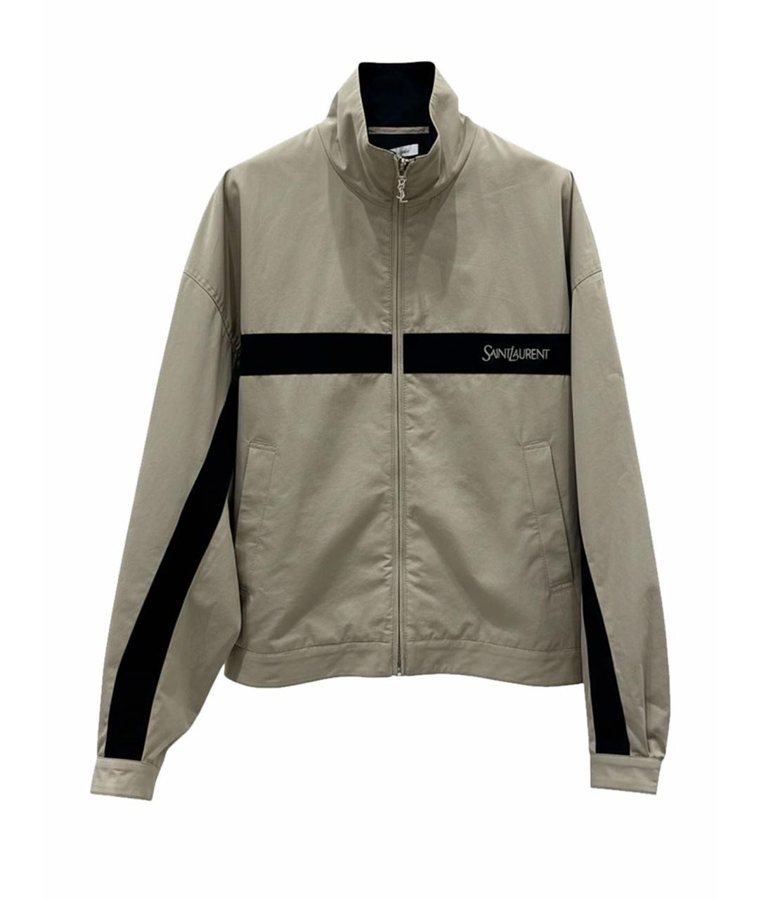 SAINT LAURENT Бежевая куртка, фото 1