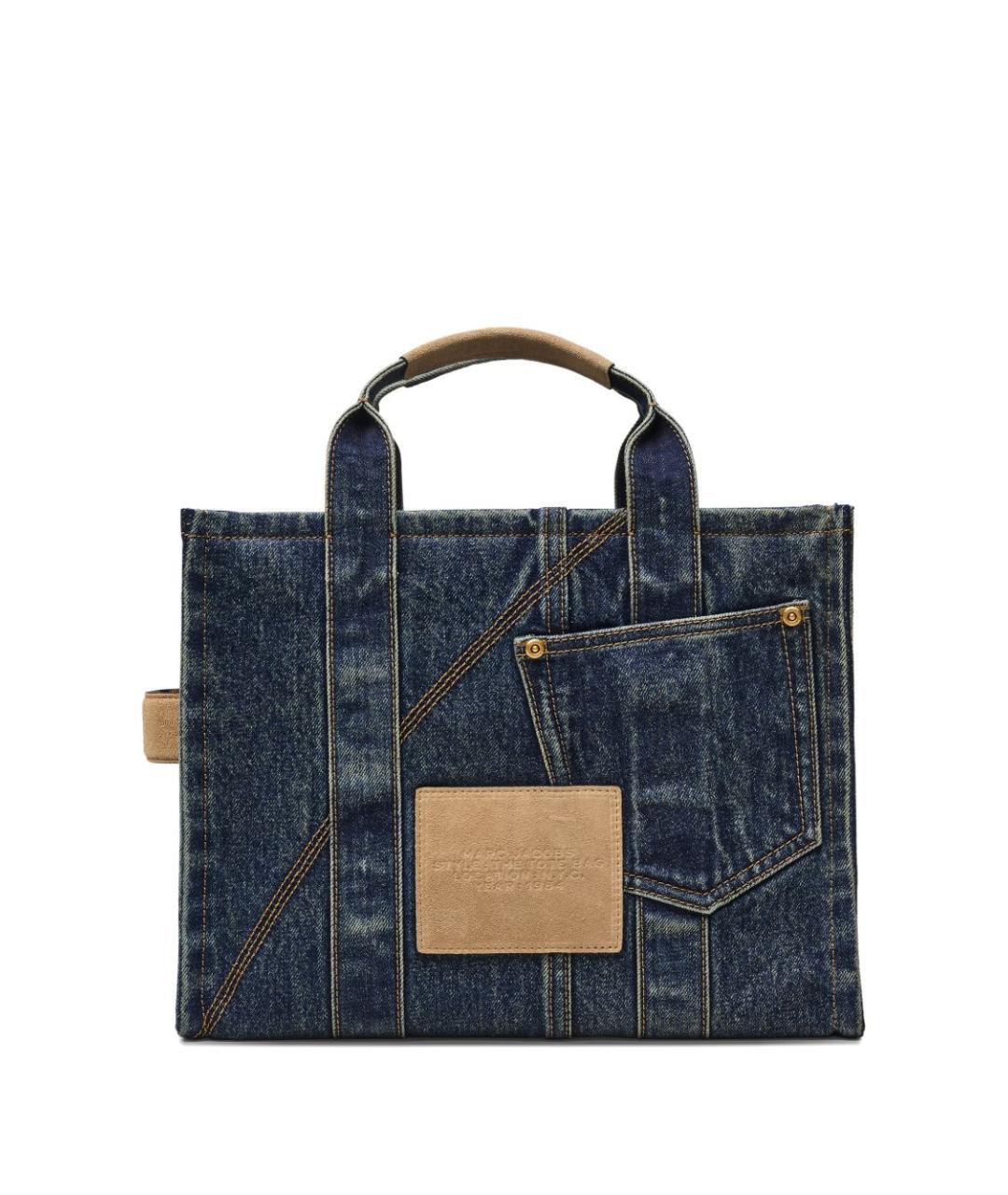 MARC JACOBS Синяя деним сумка тоут, фото 3