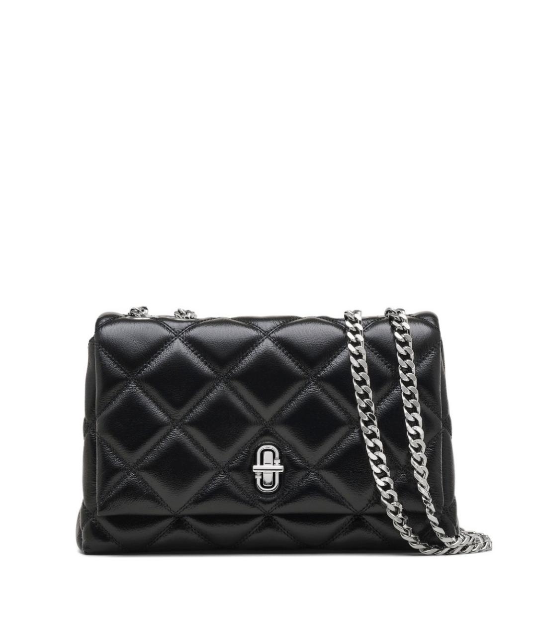 MARC JACOBS Черная кожаная сумка через плечо, фото 1