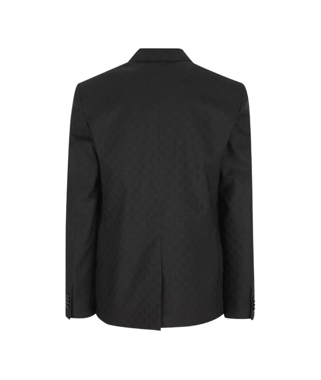 GUCCI Черный полиэстеровый пиджак, фото 3