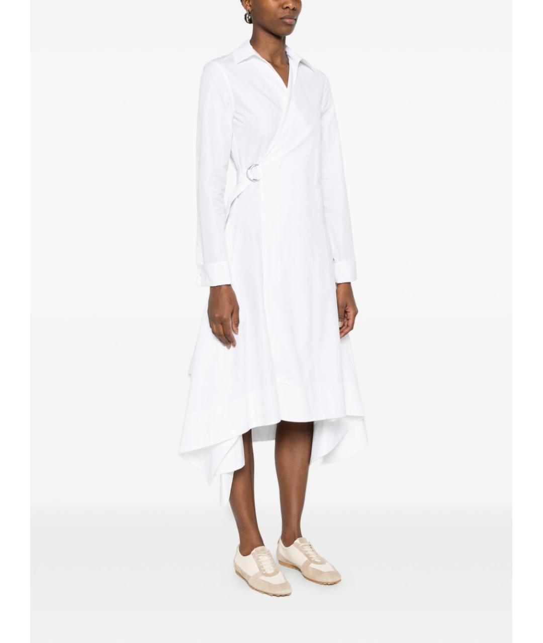 LOEWE Белое хлопковое повседневное платье, фото 2