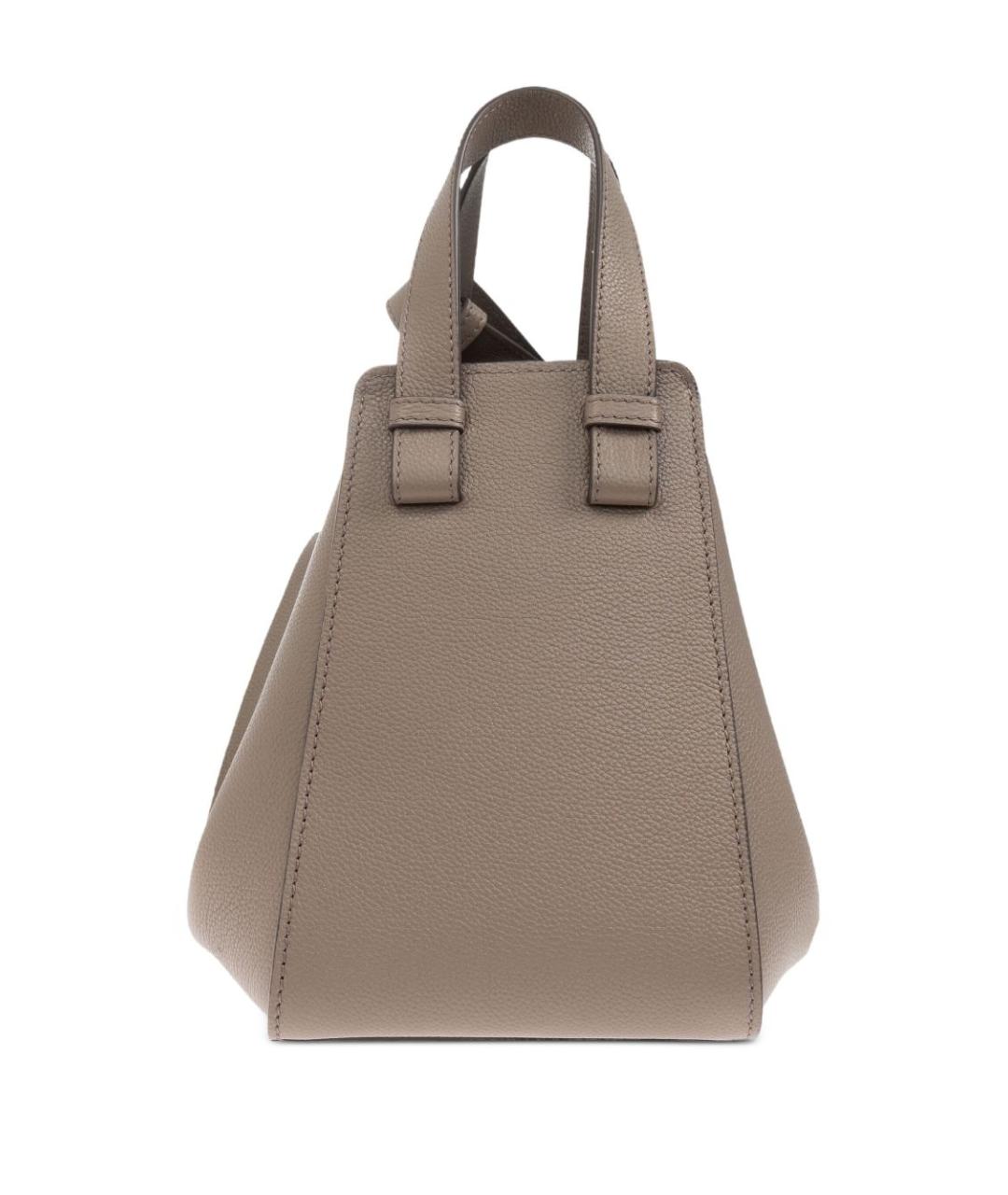 LOEWE Бежевая кожаная сумка тоут, фото 6