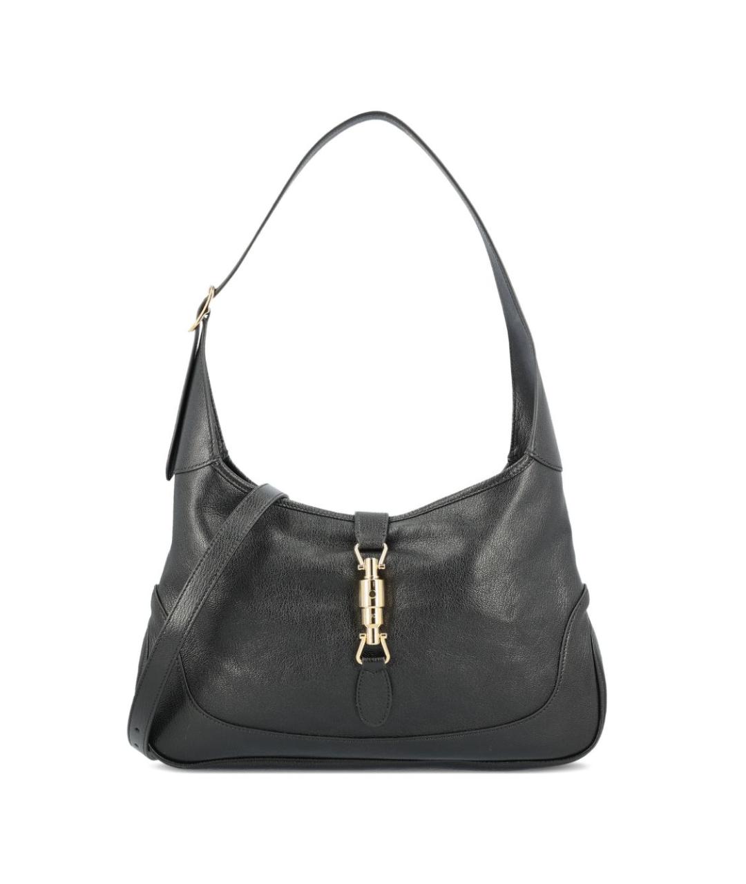 GUCCI Черная кожаная сумка через плечо, фото 1