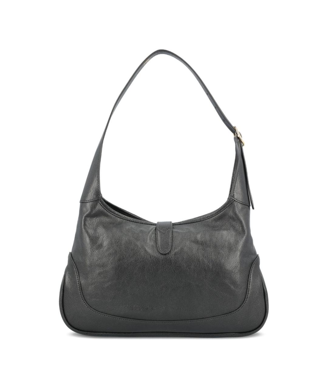 GUCCI Черная кожаная сумка через плечо, фото 3