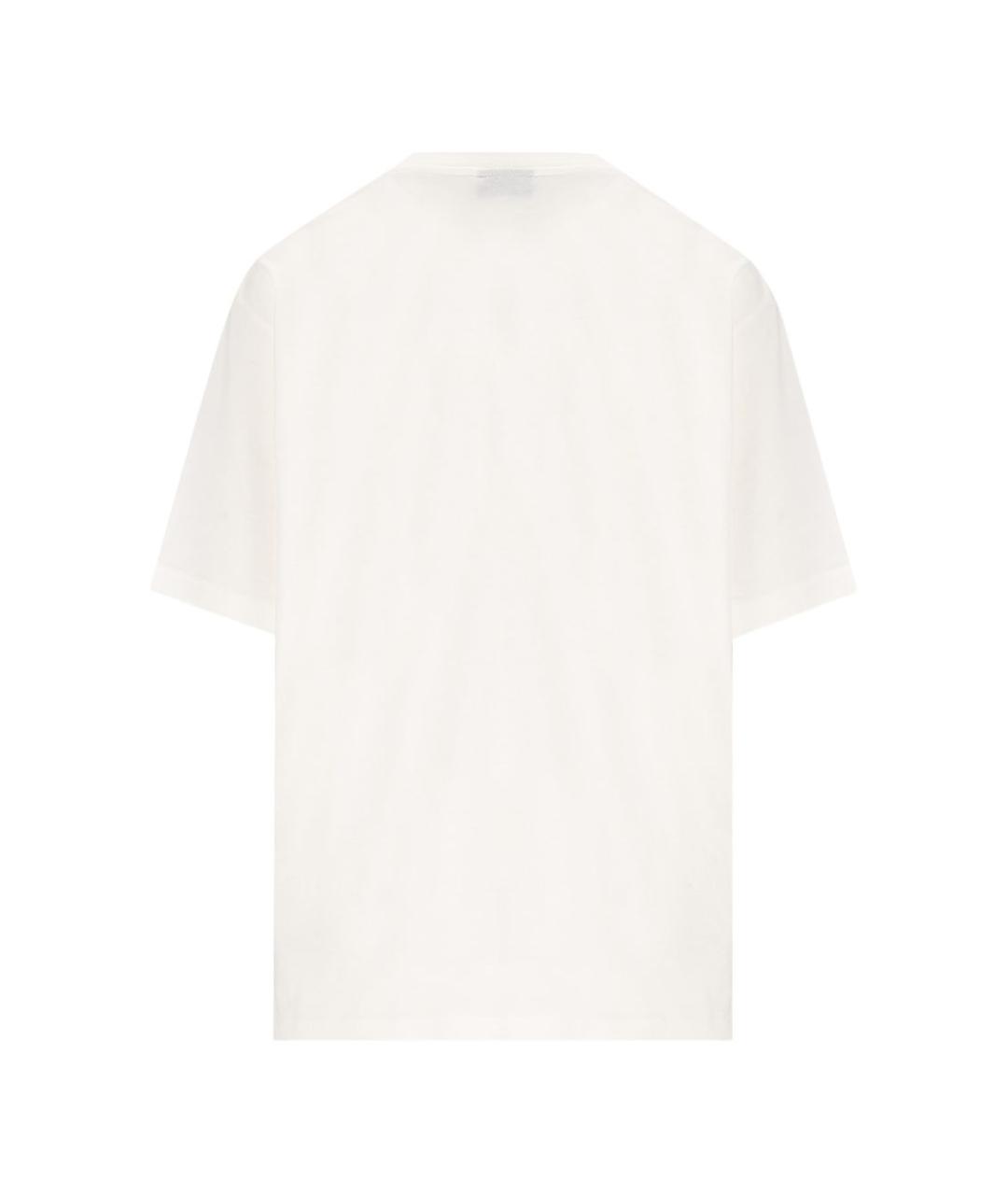 GUCCI Белая хлопковая футболка, фото 2