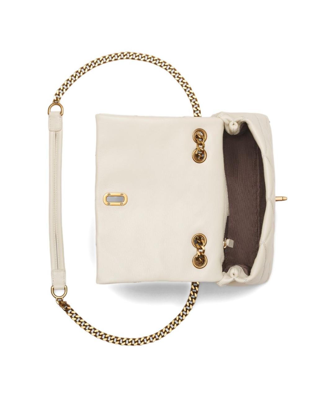 MARC JACOBS Белая кожаная сумка через плечо, фото 4