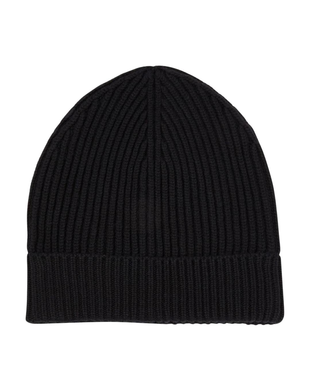 DOLCE&GABBANA Черная кашемировая шапка, фото 1