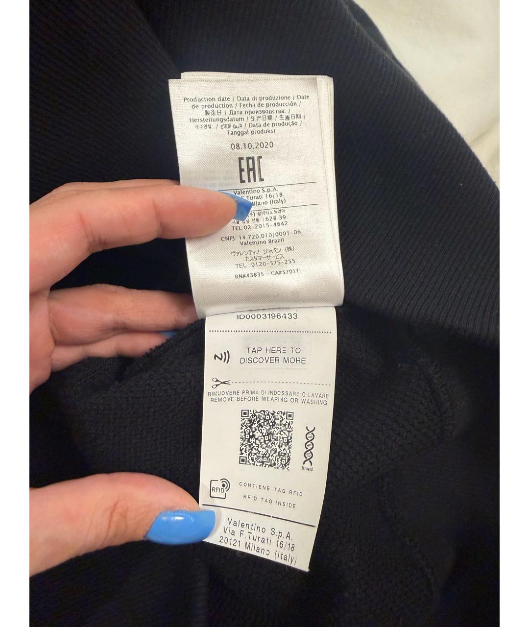 VALENTINO Черный джемпер / свитер, фото 5
