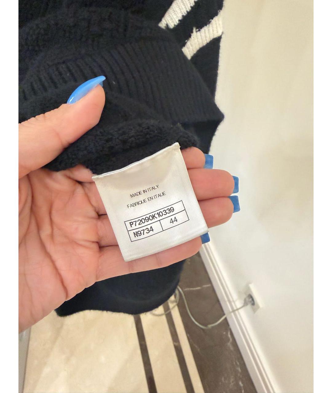 CHANEL Черный кашемировый джемпер / свитер, фото 5