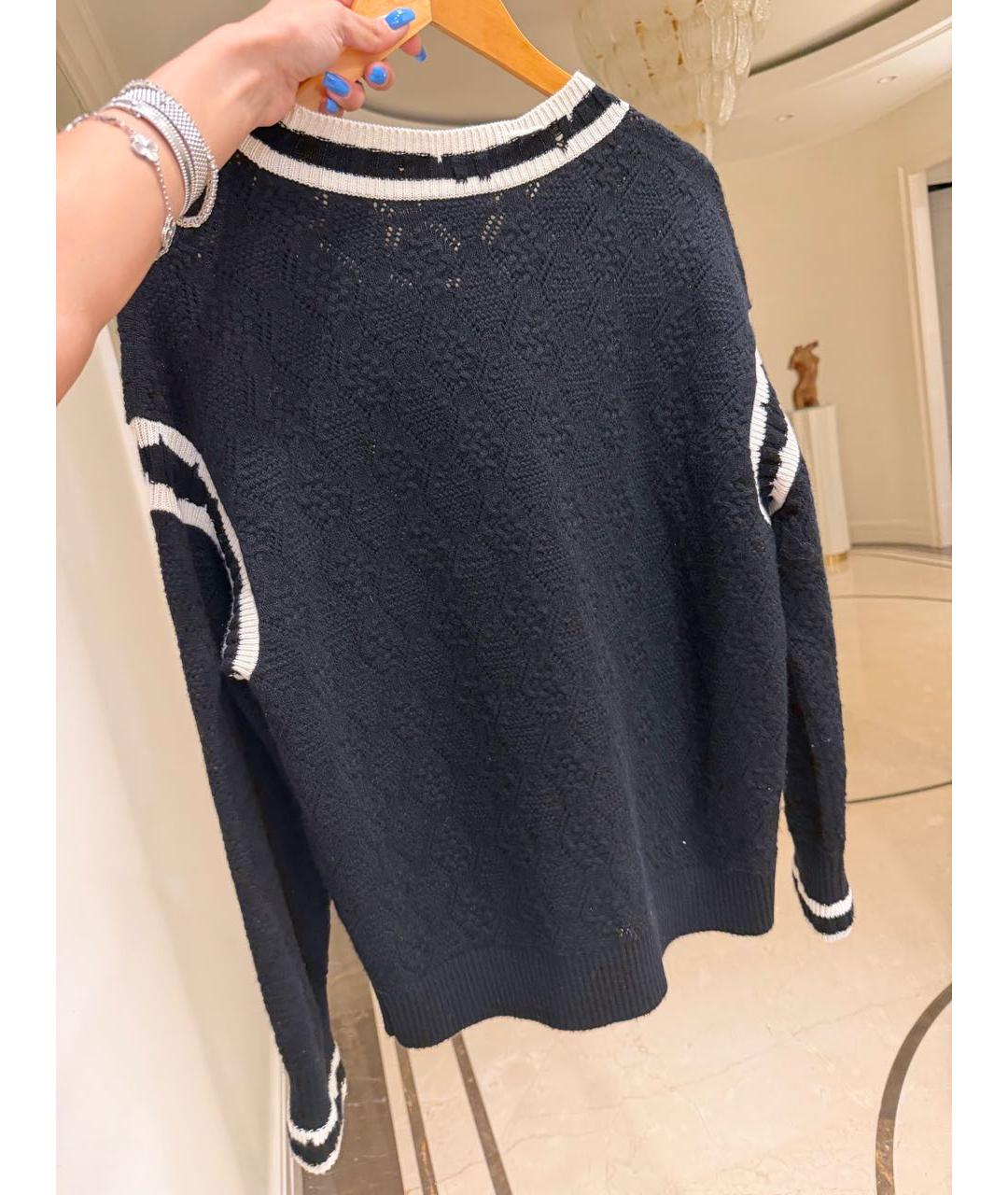 CHANEL Черный кашемировый джемпер / свитер, фото 3