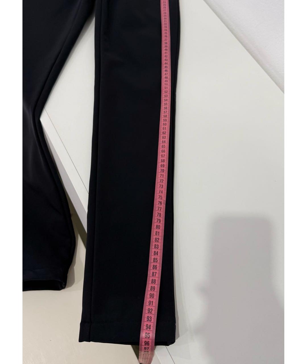 PERFECT MOMENT Черные полиуретановые брюки узкие, фото 6