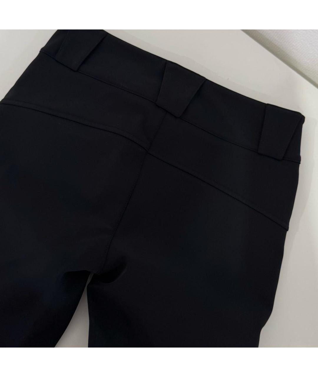 PERFECT MOMENT Черные полиуретановые брюки узкие, фото 7