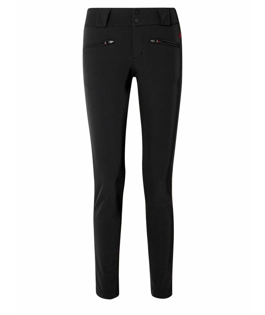 PERFECT MOMENT Черные полиуретановые брюки узкие, фото 1