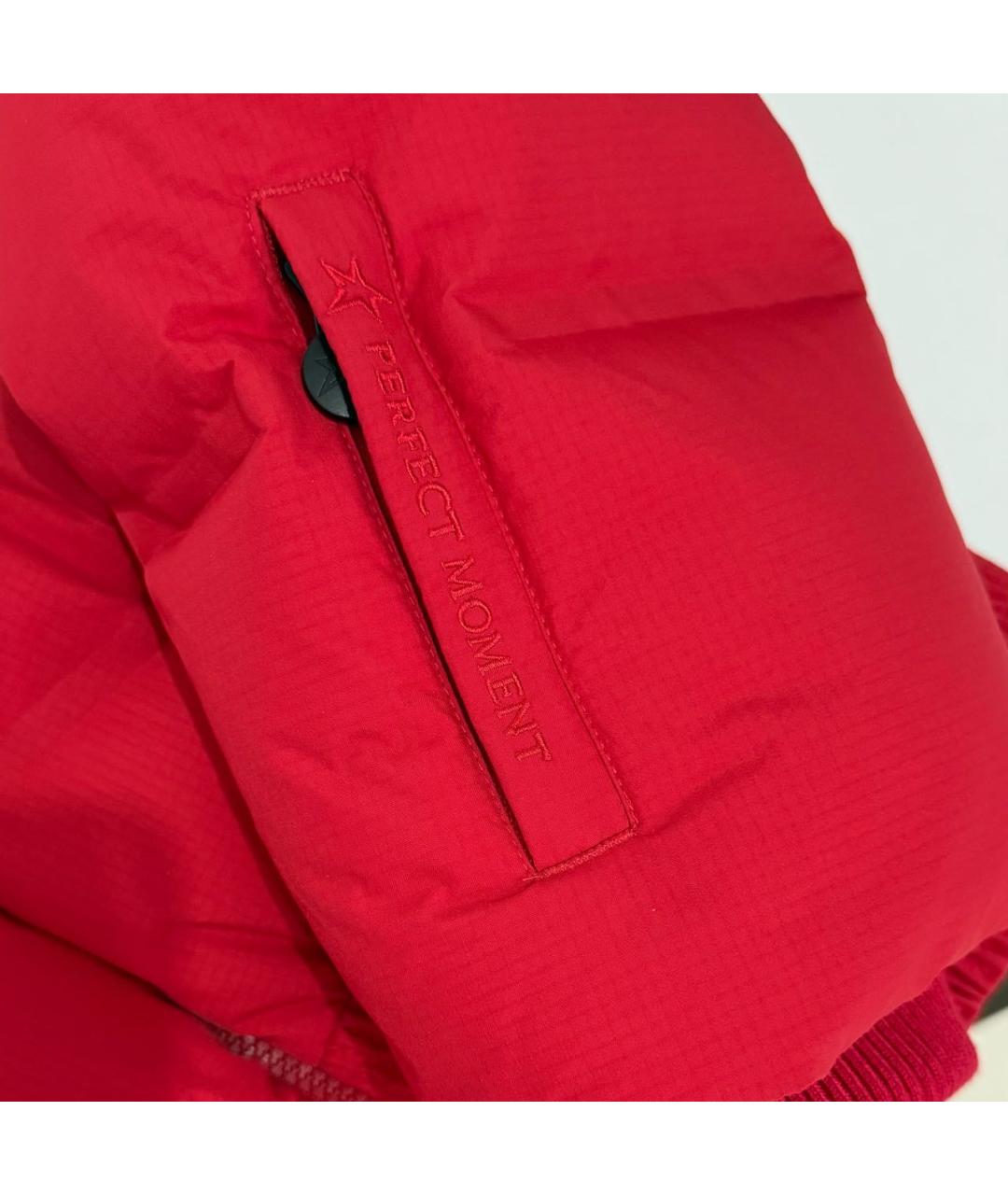 PERFECT MOMENT Красная полиамидовая куртка, фото 4