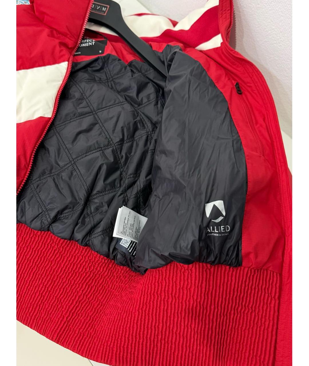 PERFECT MOMENT Красная полиамидовая куртка, фото 7