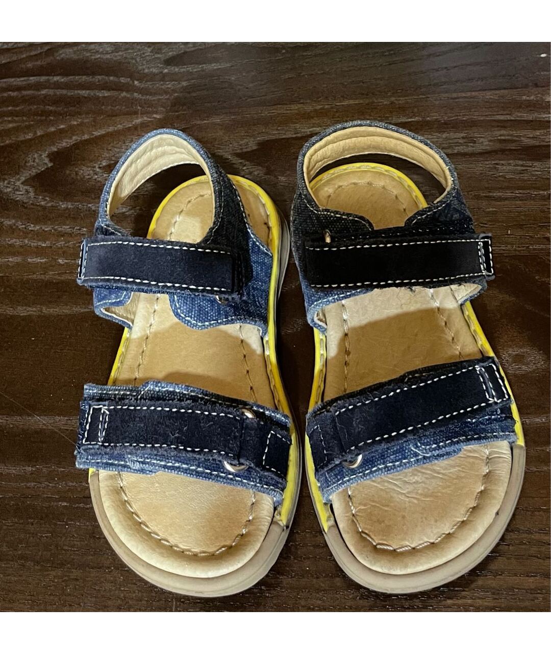FENDI Синие текстильные сандалии и шлепанцы, фото 2
