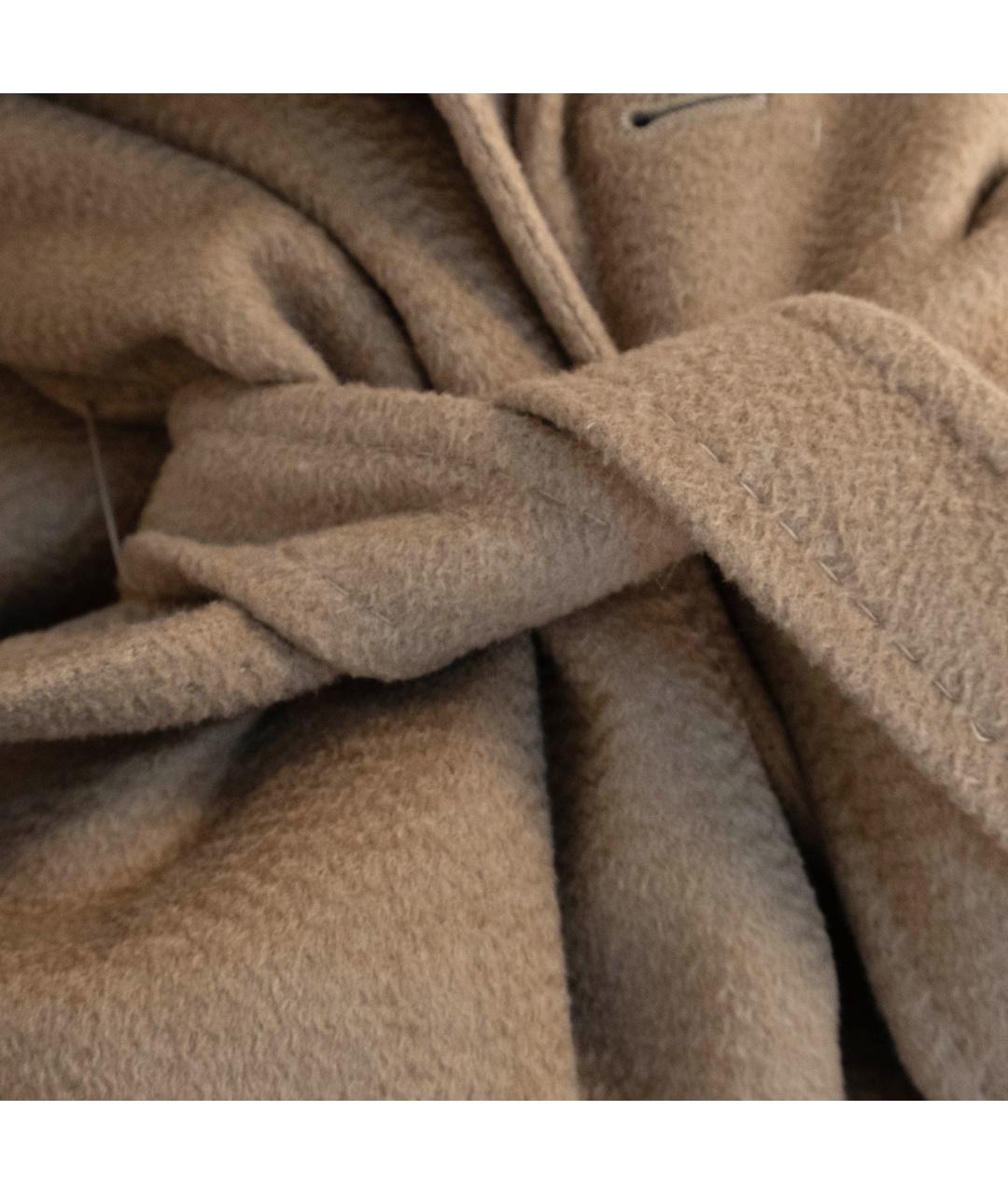 MAX MARA Бежевое шерстяное пальто, фото 4