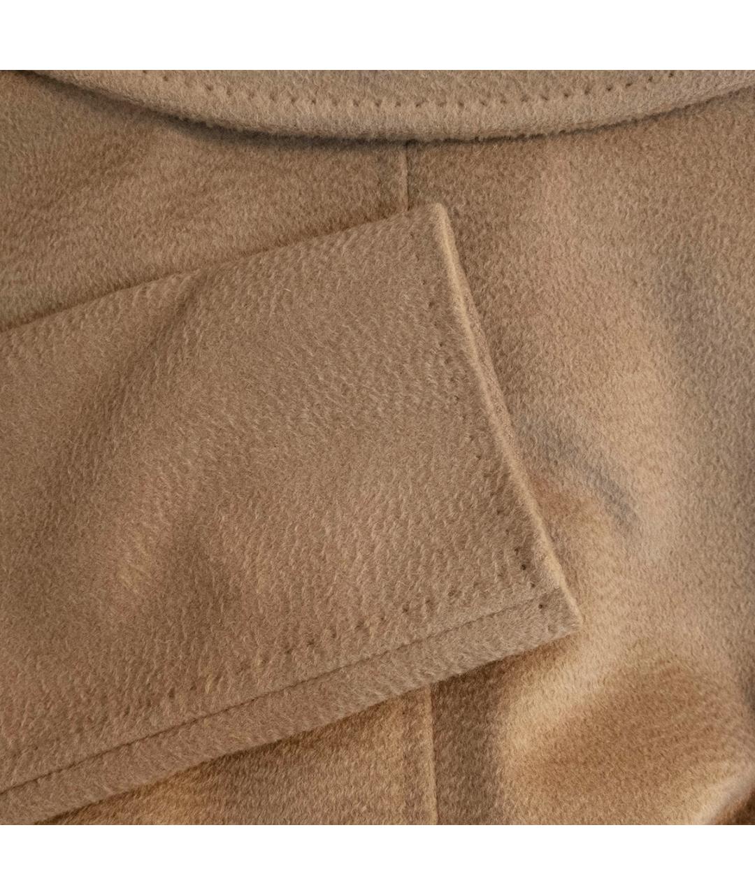 MAX MARA Бежевое шерстяное пальто, фото 5