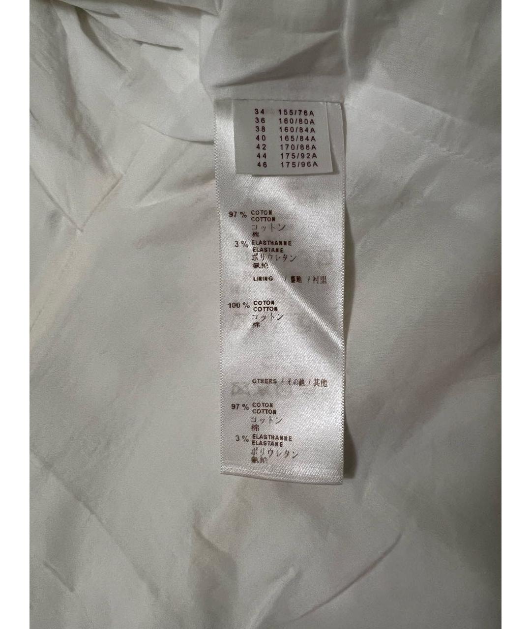 LOUIS VUITTON Белое хлопковое коктейльное платье, фото 6