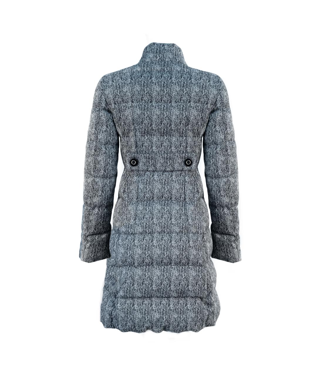 PINKO Серый хлопковый пуховик, фото 2