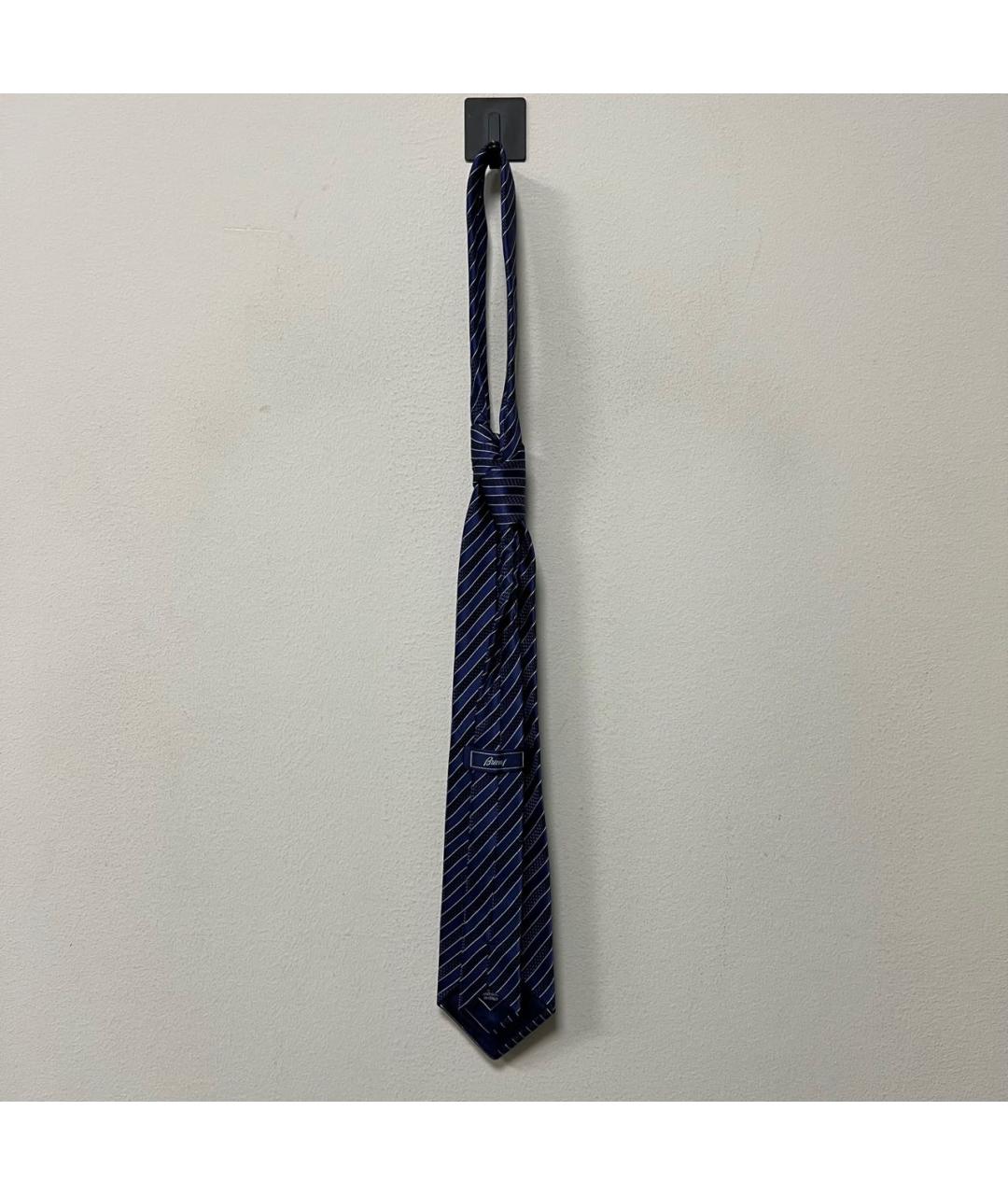 BRIONI Синий галстук, фото 4