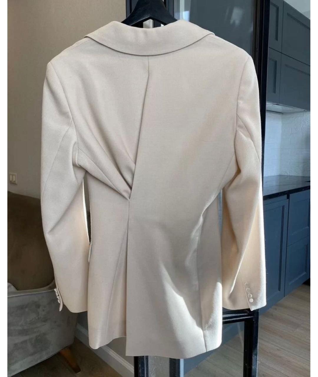 JACQUEMUS Бежевый хлопковый жакет/пиджак, фото 2