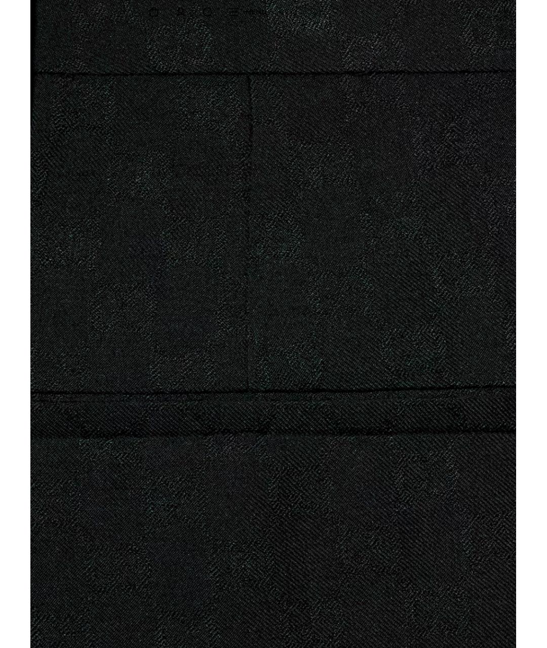 GUCCI Черные полиэстеровые повседневные брюки, фото 4