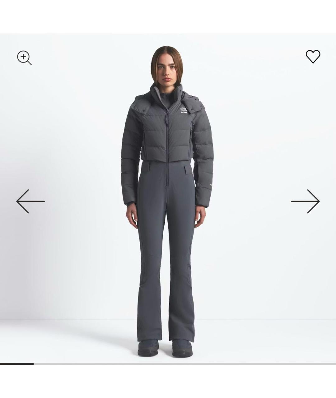 THE NORTH FACE Серый синтетический комбинезон, фото 9