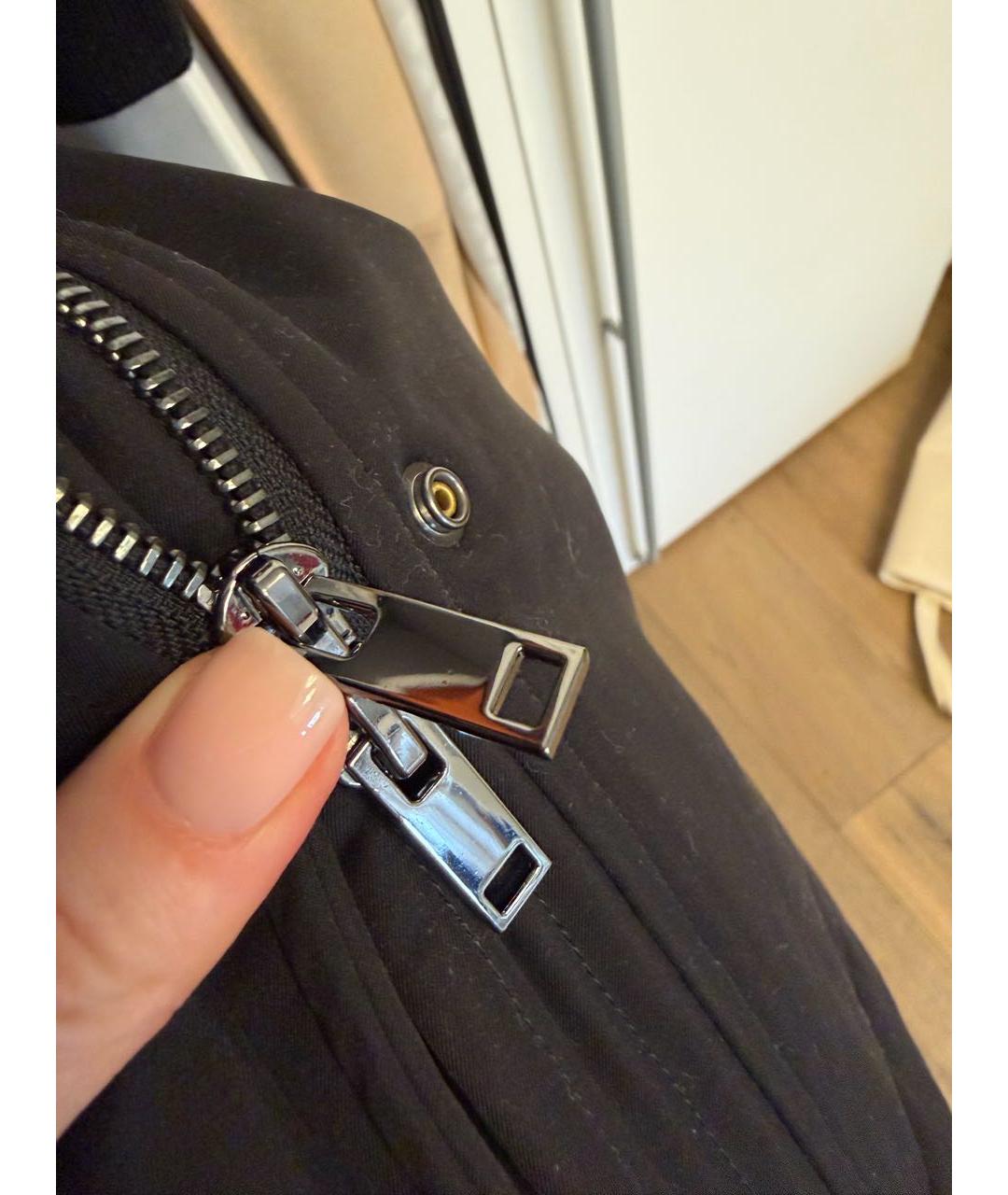 12 STOREEZ Черный синтетический пуховик, фото 3