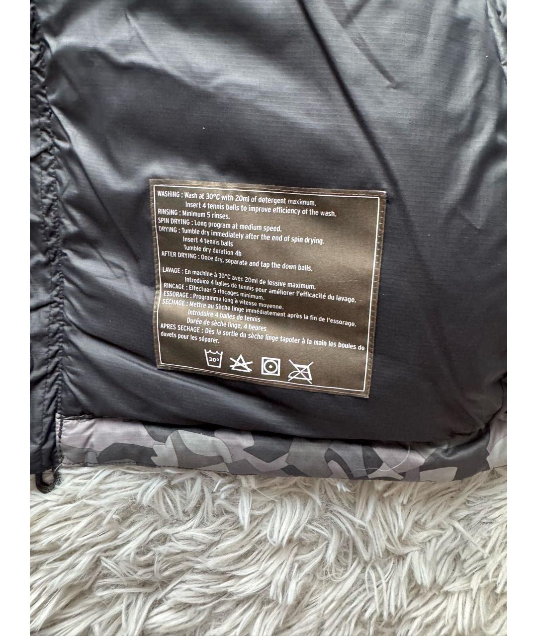 SALOMON Серый полиэстеровый пуховик, фото 4