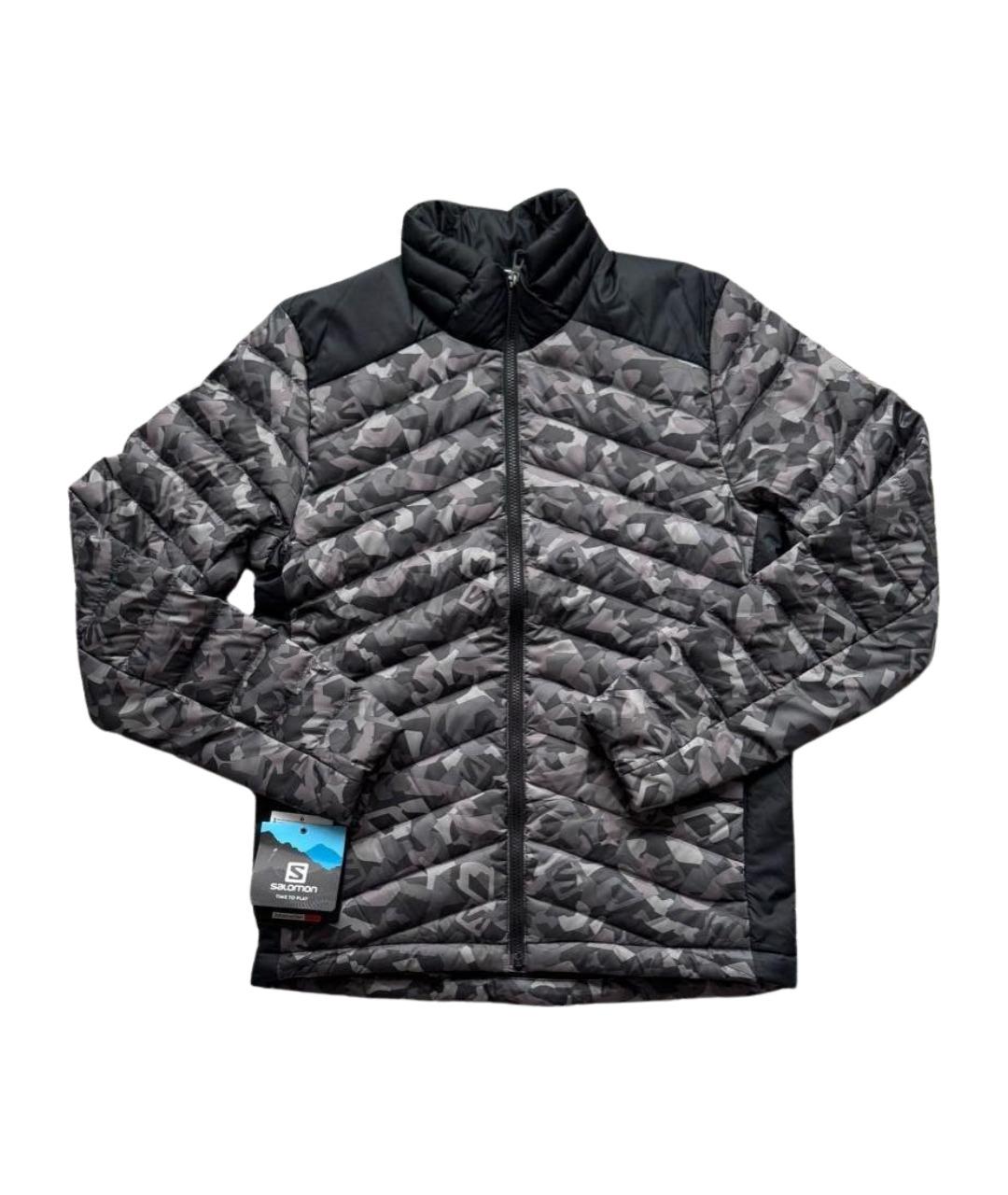 SALOMON Серый полиэстеровый пуховик, фото 1