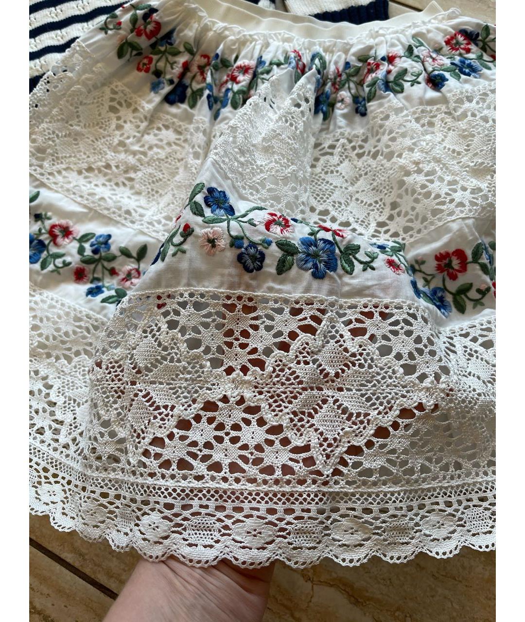 ERMANNO SCERVINO Белый хлопковый комплект, фото 4