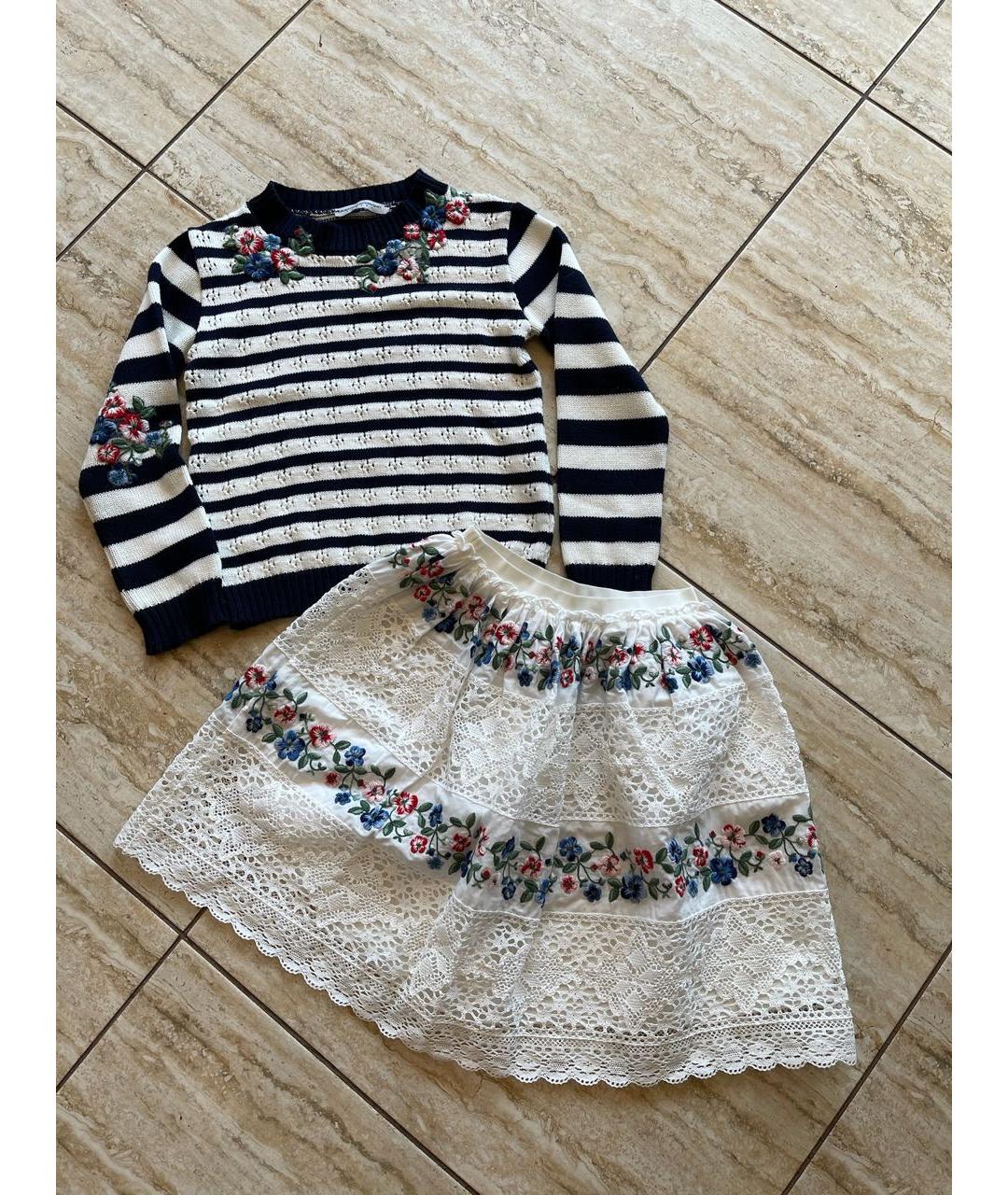 ERMANNO SCERVINO Белый хлопковый комплект, фото 3