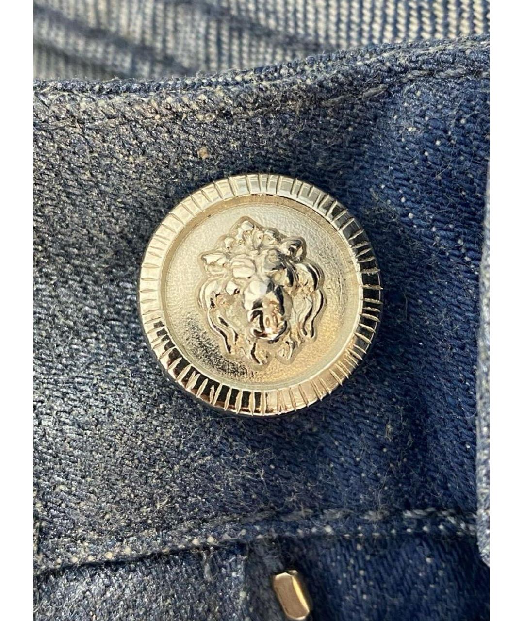 CHANEL Голубые хлопковые прямые джинсы, фото 8