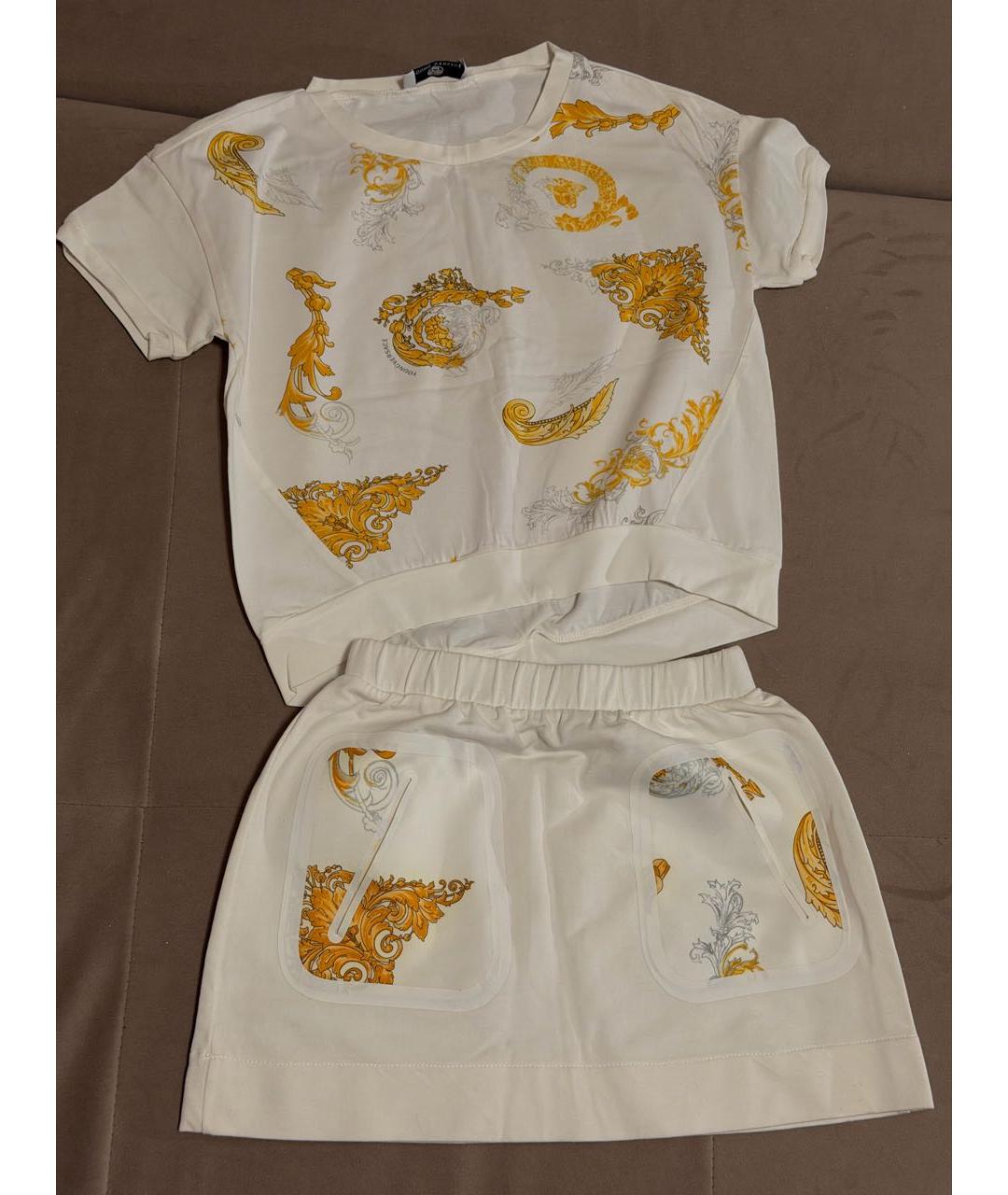 VERSACE Белый хлопковый комплект, фото 8