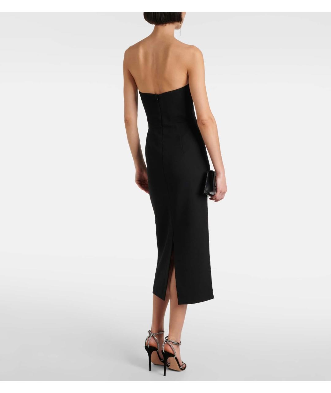 REBECCA VALLANCE Черное полиэстеровое коктейльное платье, фото 3