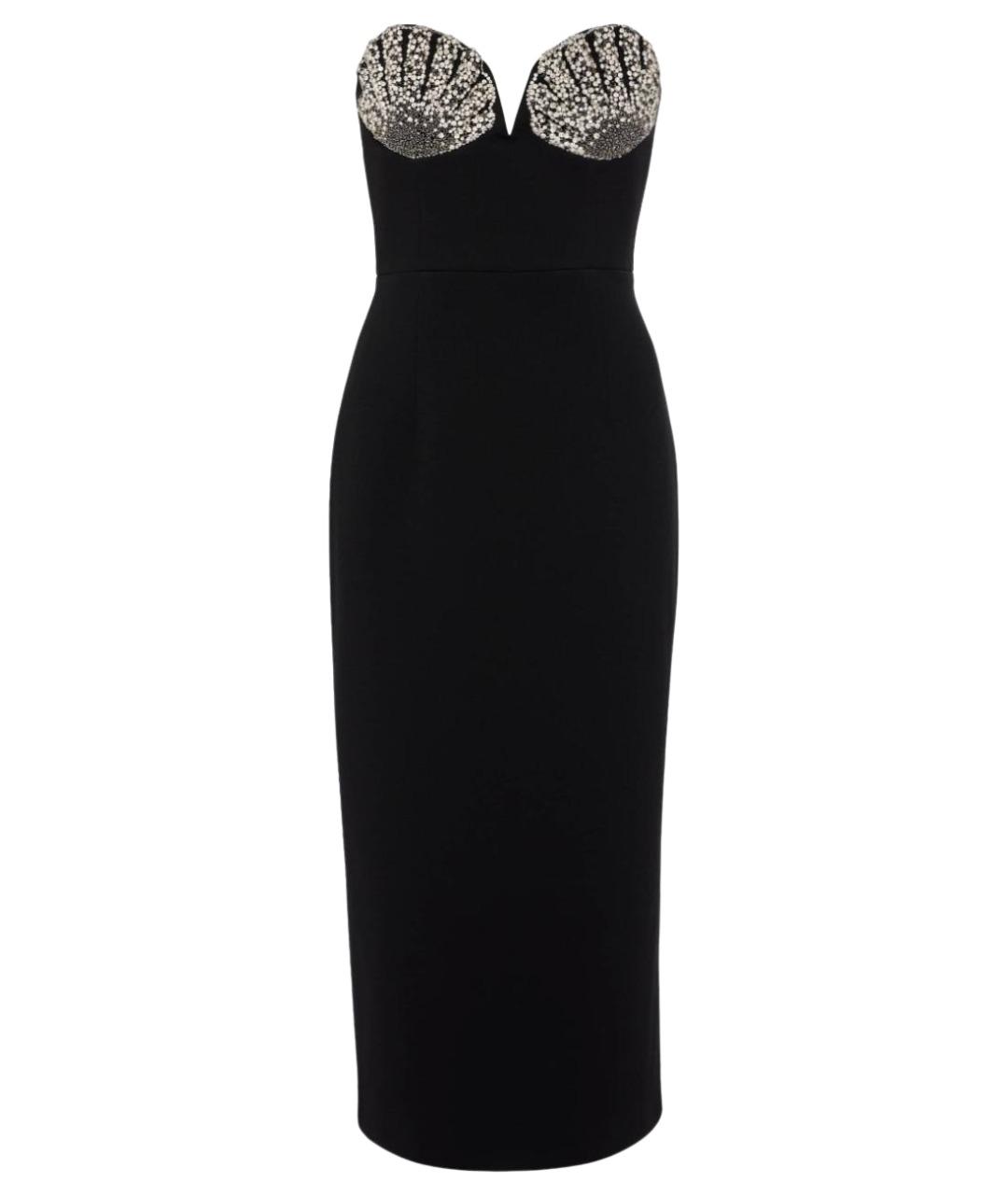 REBECCA VALLANCE Черное полиэстеровое коктейльное платье, фото 1