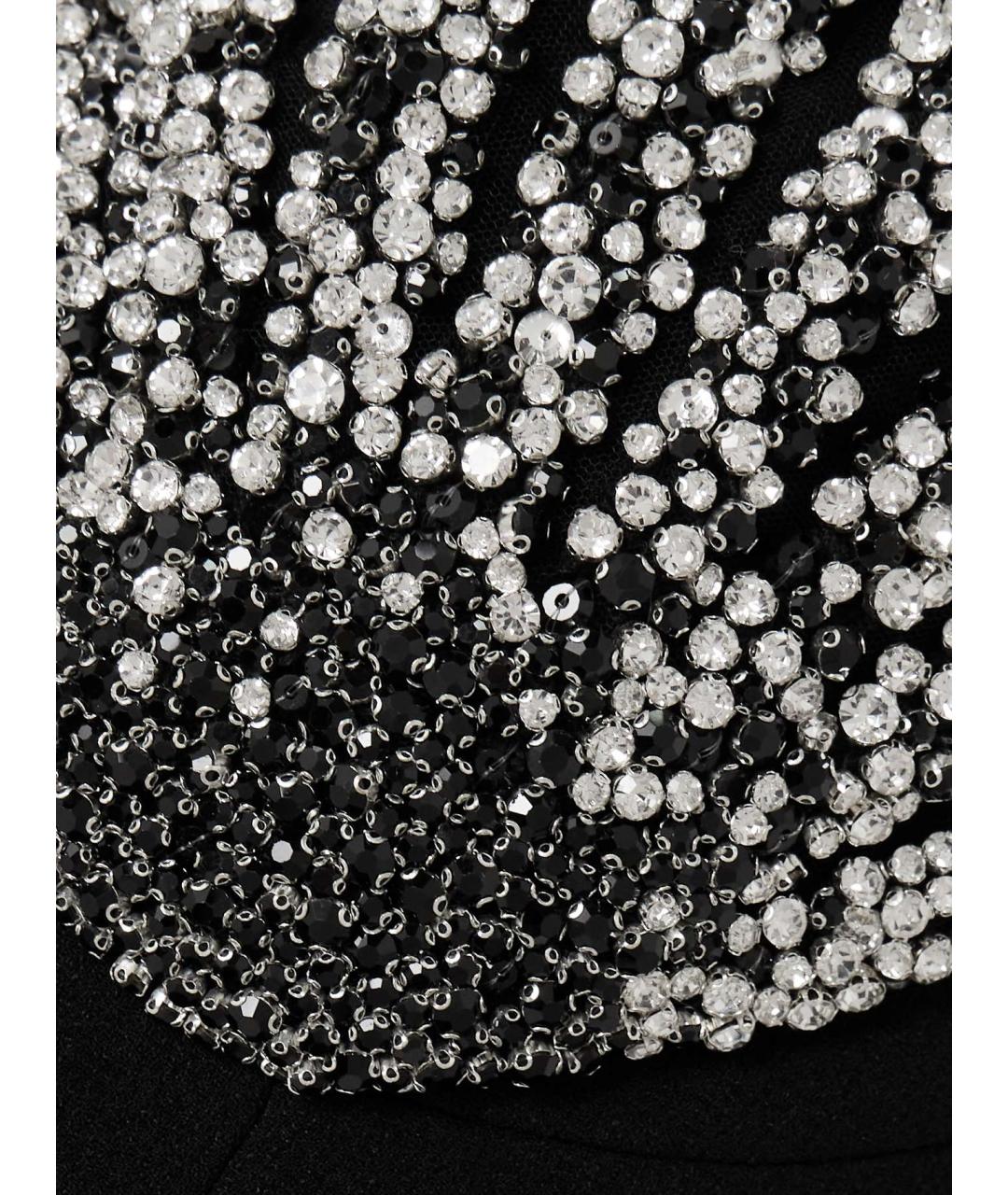 REBECCA VALLANCE Черное полиэстеровое коктейльное платье, фото 9