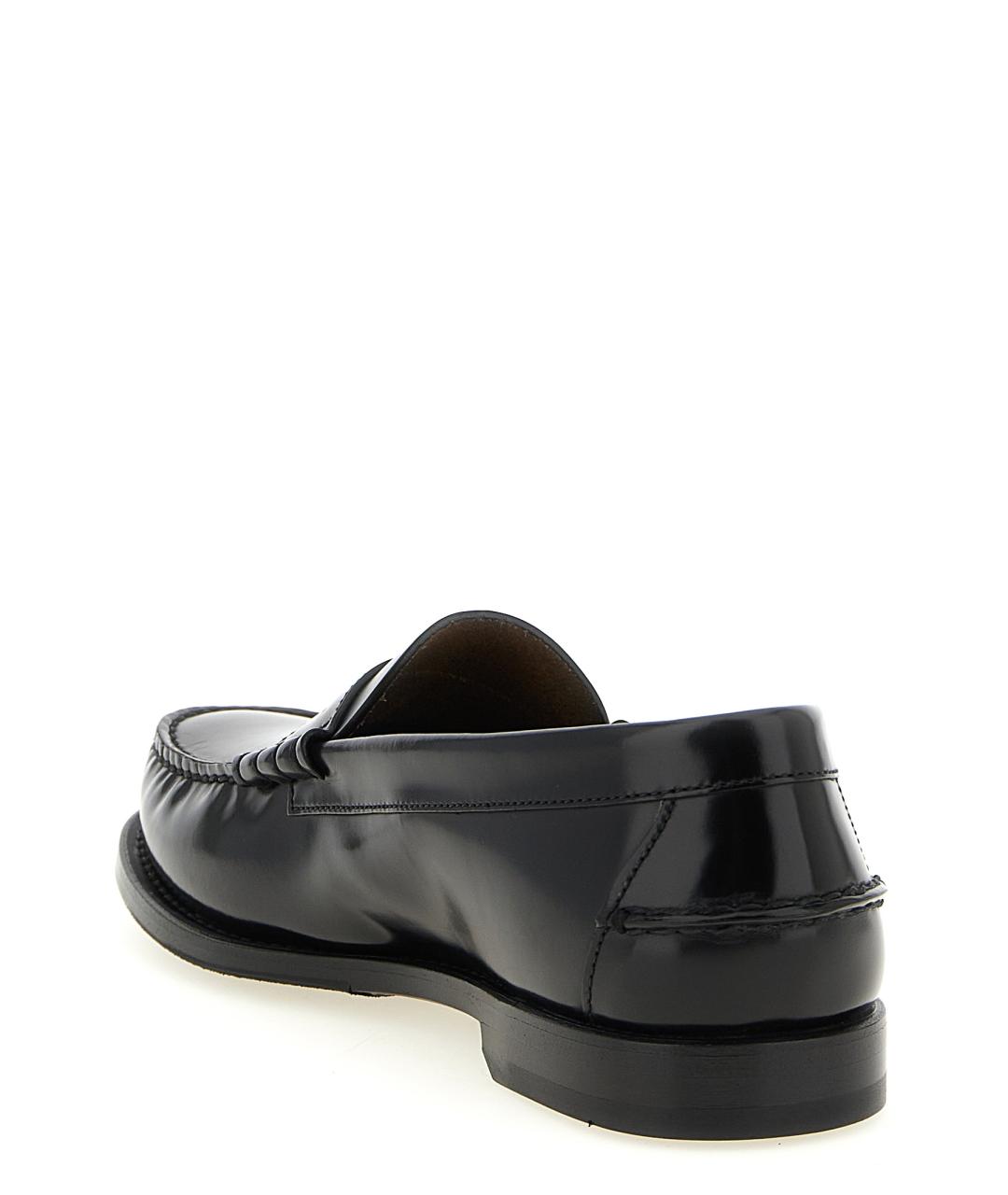 PRADA Черные кожаные лоферы, фото 3