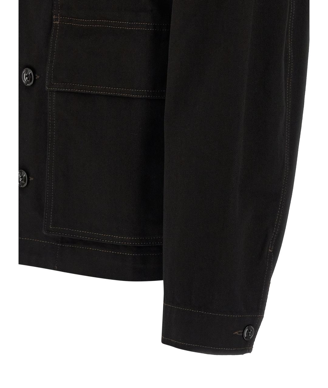 LEMAIRE Черная хлопковая куртка, фото 4