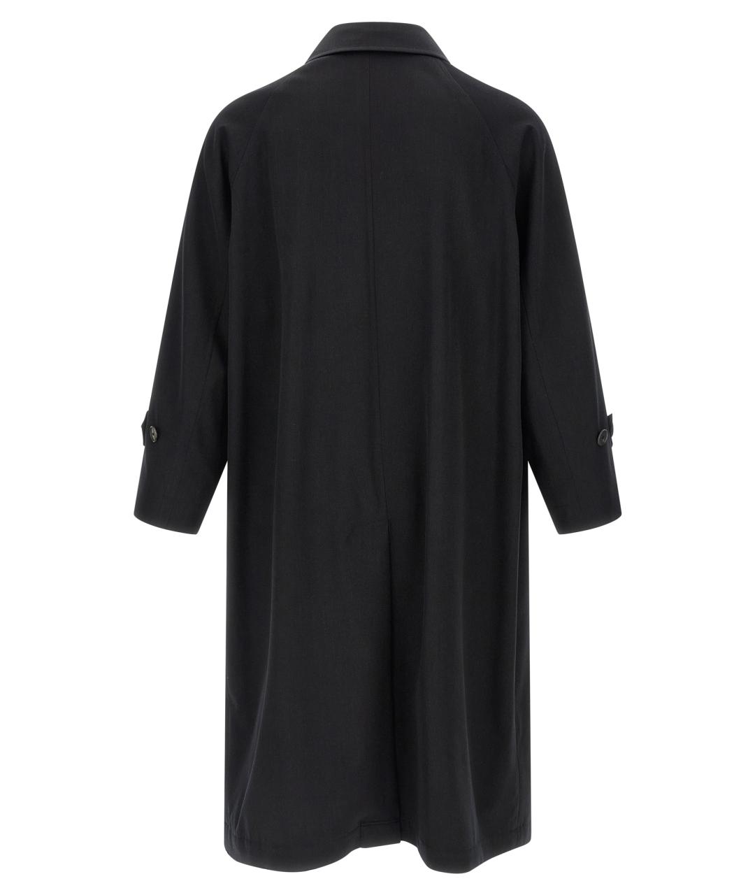 AURALEE Черный шерстяной тренч / плащ, фото 2