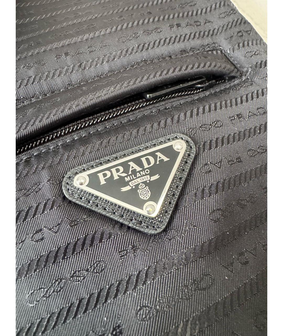 PRADA Черный полиамидовый жилет, фото 7