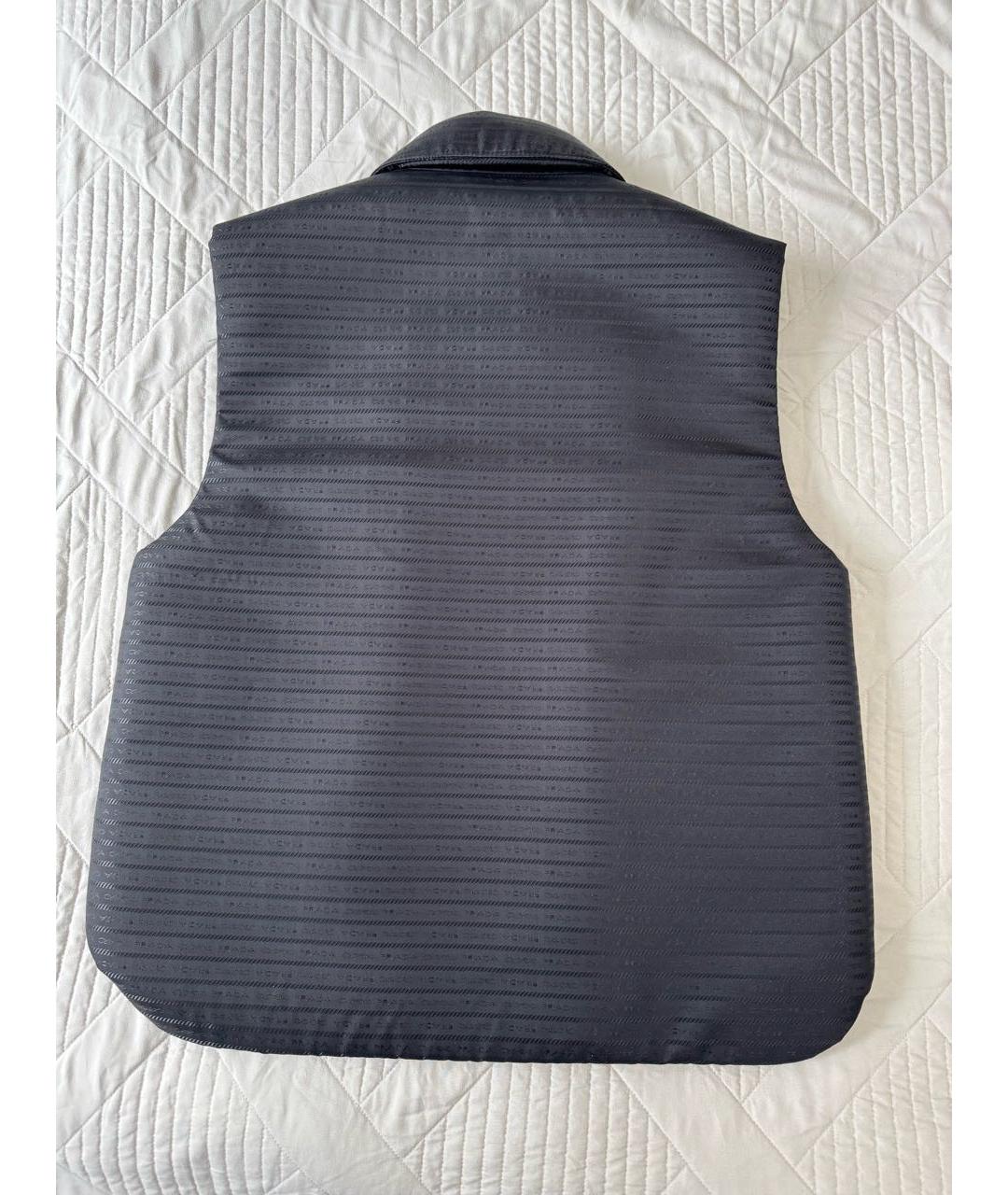 PRADA Черный полиамидовый жилет, фото 5