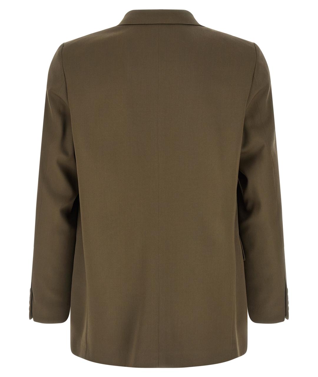 AURALEE Зеленый шерстяной пиджак, фото 2